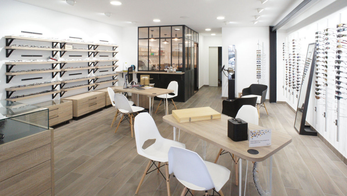 agencement opticien- architecte opticien