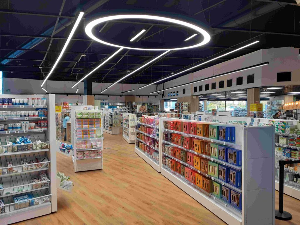 agencement Grande pharmacie de Libourne