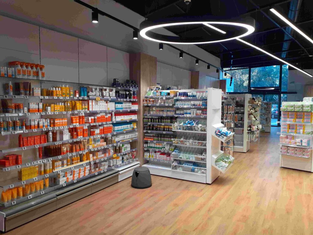 agencement Grande pharmacie de Libourne