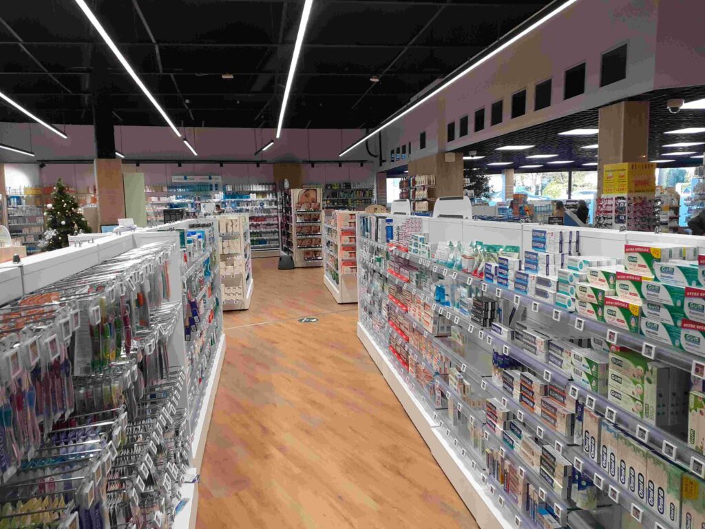 agencement Grande pharmacie de Libourne