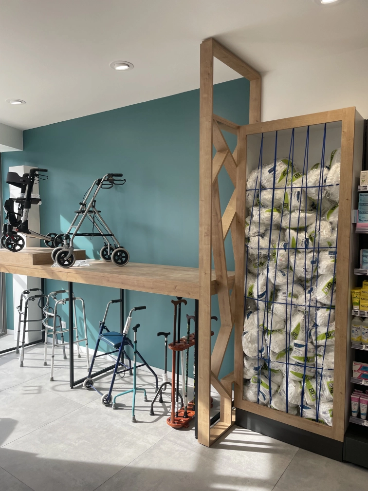 Agencement pharmacie Saint Louis