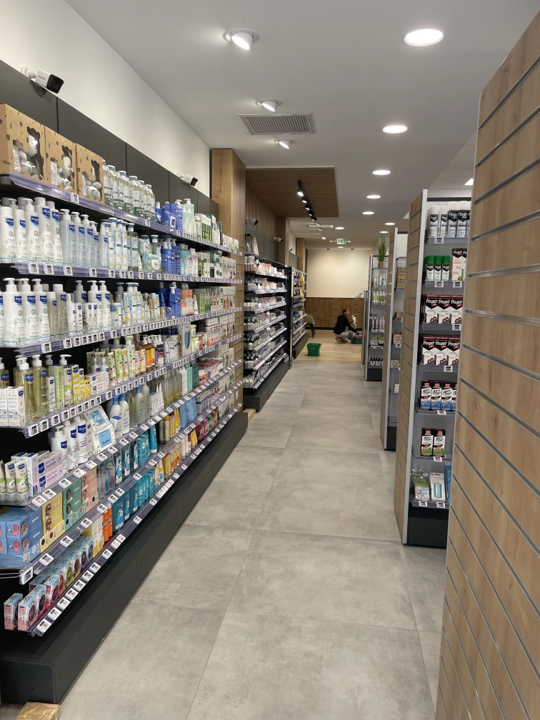 Agencement pharmacie Saint Louis