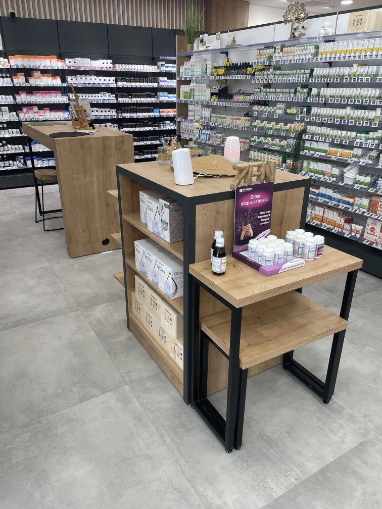 Agencement pharmacie Saint Louis