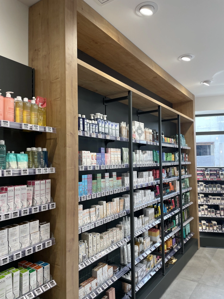 Agencement pharmacie Saint Louis