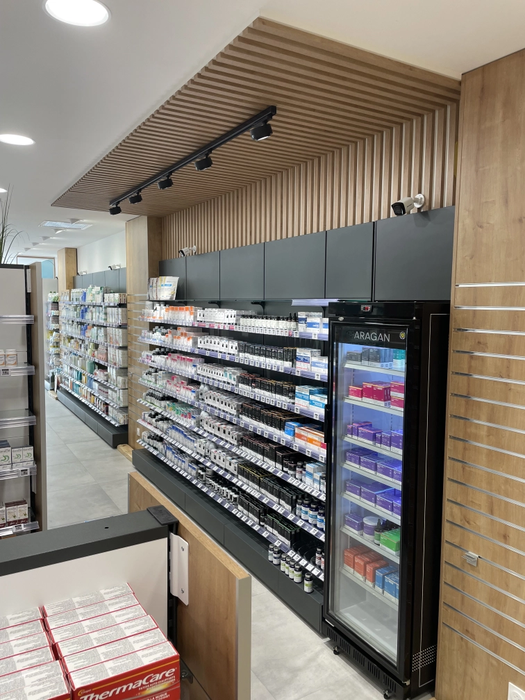 Agencement pharmacie Saint Louis