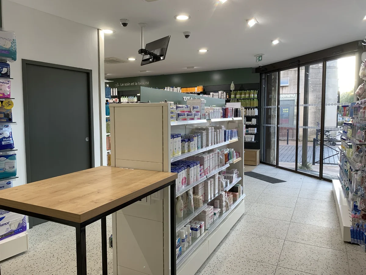 Agencement pharmacie Caudéran