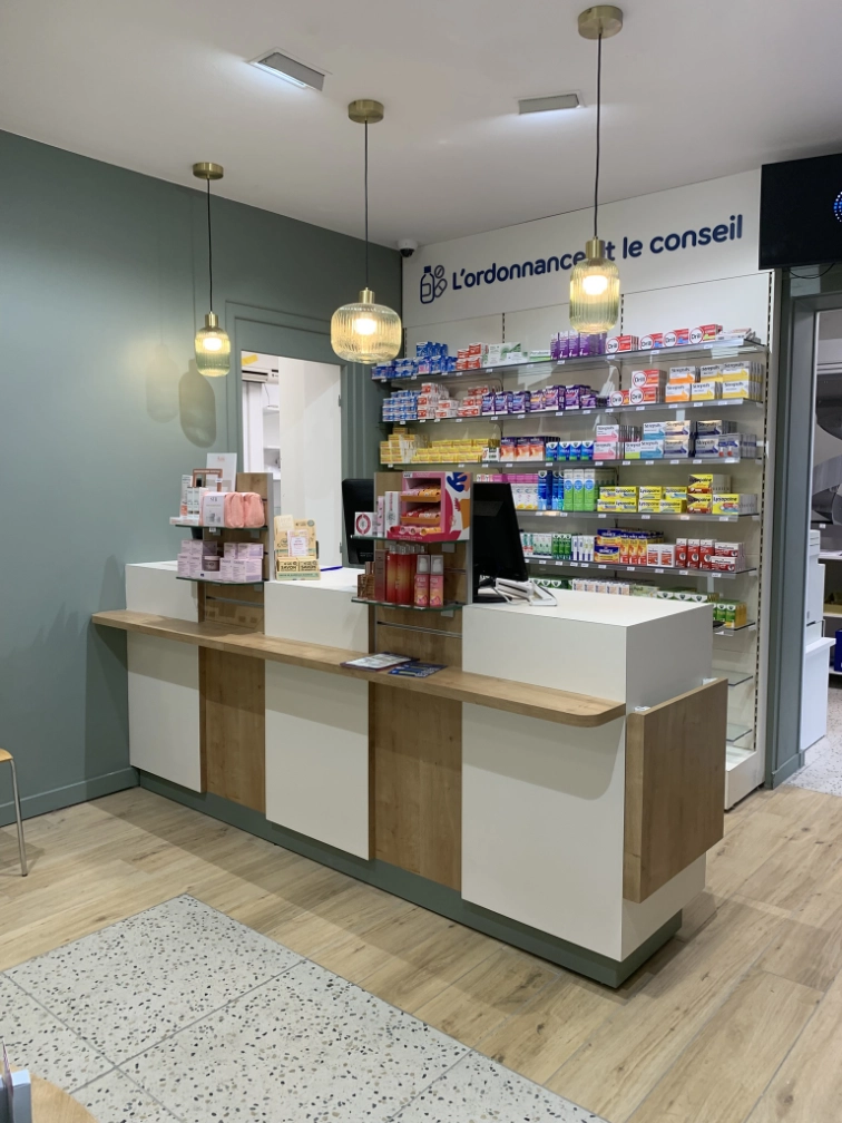 Agencement pharmacie Caudéran