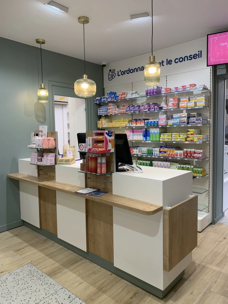 Agencement pharmacie Caudéran