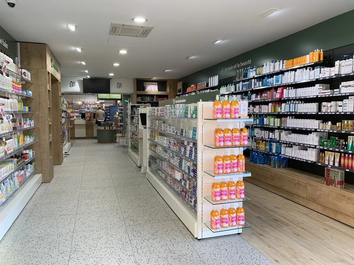 Agencement pharmacie Caudéran
