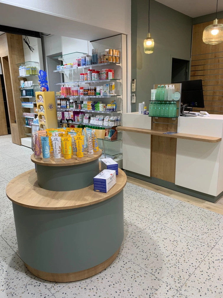 Agencement pharmacie Caudéran